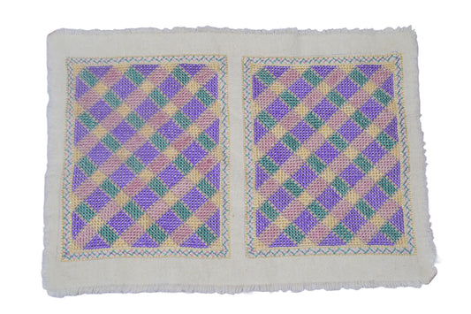 Jat Work Cotton Hand Embroidered Handwork Patch  - 20 cms Length   -  SKU : SH15610B