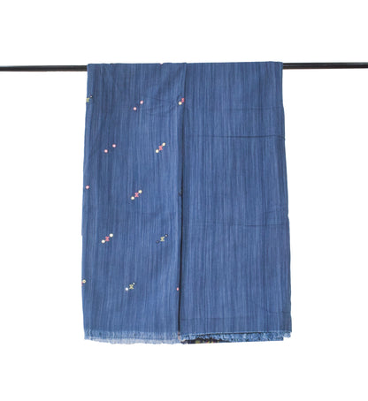 Weaving Design Fine Cotton Small Mirror Work Hand Embroidery Handloom Woven Kurta-Salwar ( Two Piece Set)   - 2.5  Mt Top    -  SKU : BM09A01D