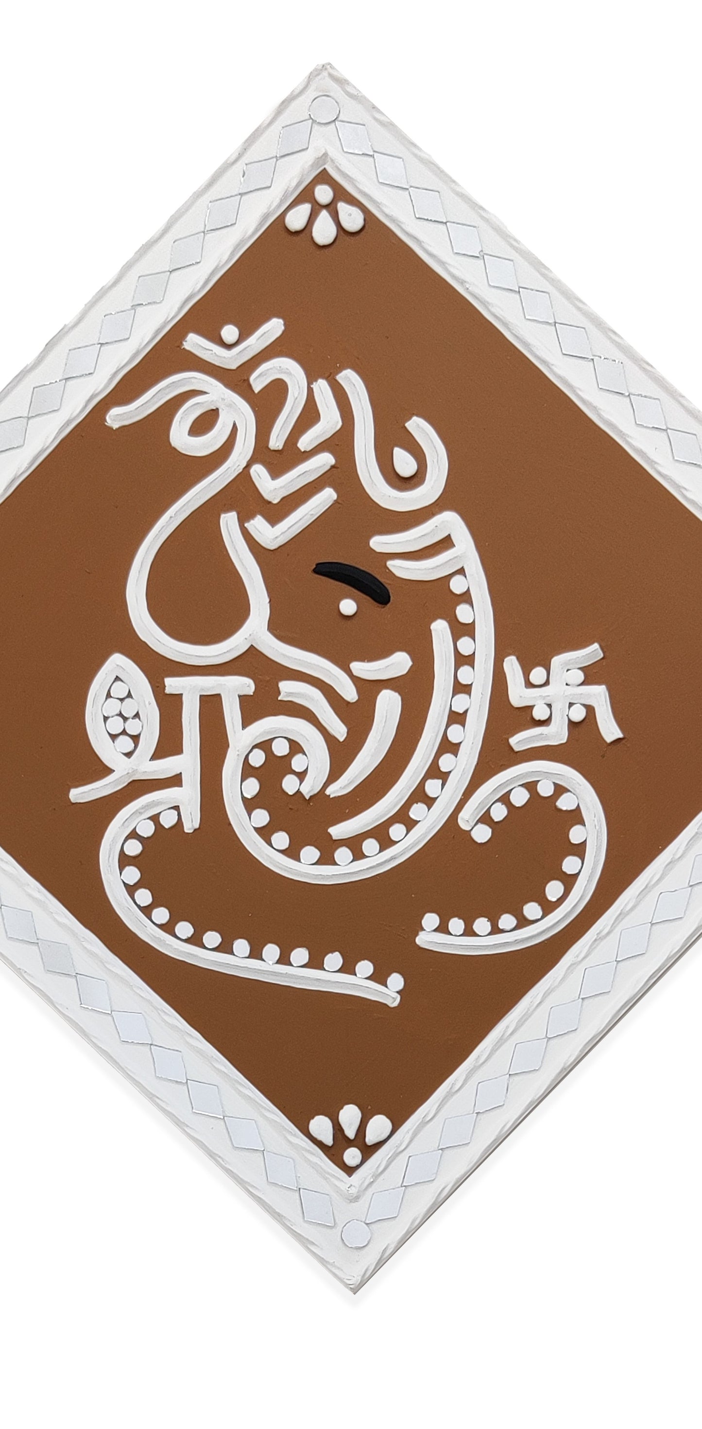 Lippan Kam (Mud Mirrorwork) - Hand Crafted Ethnic Wall Decor - SKU : 0350