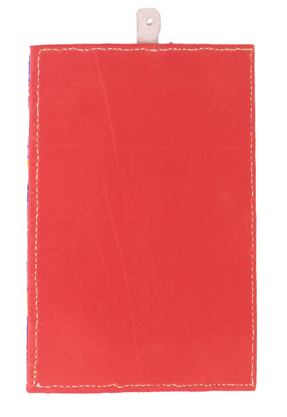 Punch Work Rexine Handcrafted Mirror Large - Rectangle within Rectangle - 29.5 cms Length   -  SKU : AH28517D