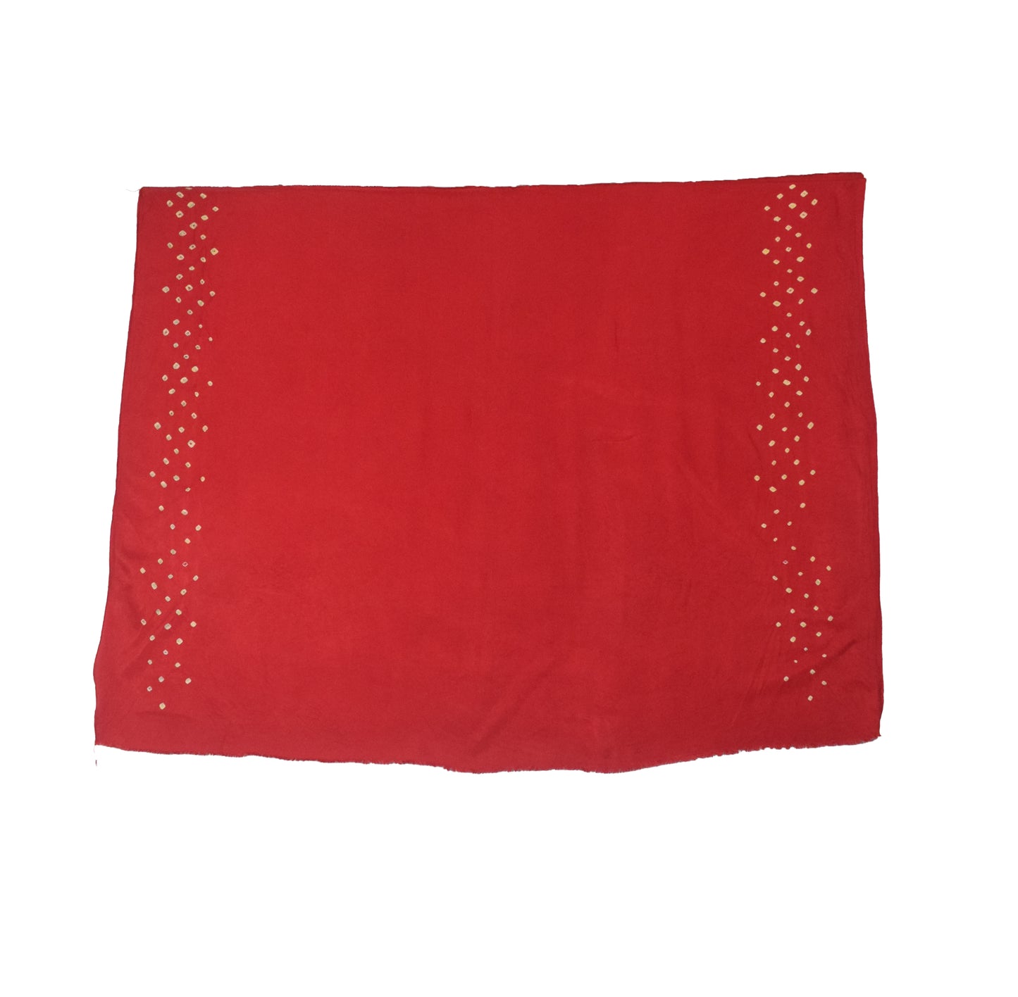 Bandhej [ Tie-Dye] Modal Silk Multi (Bandhej - Tie Dye) Pallu Saree with Golden Border - With Blouse Piece - 5.5 Mtr Length    -  SKU : ZD12A01A