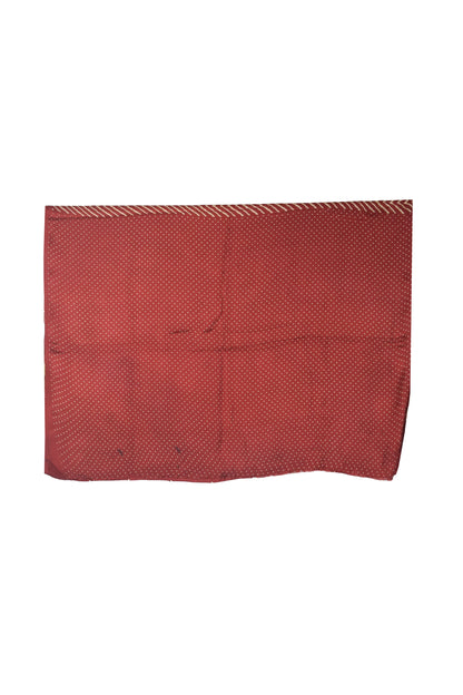 Laheryu Print Modal Silk Lagdi Patto with Tassels Screen Print Hand Printed Saree  - With Blouse Piece - 5.5 Mtr Length    -  SKU : ID04C02C