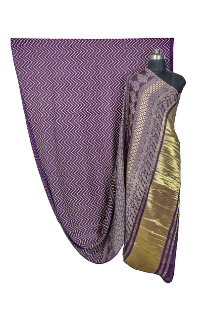 Laheryu Print Modal Silk Lagdi Patto with Tassels Screen Print Hand Printed Saree  - With Blouse Piece - 5.5 Mtr Length    -  SKU : ID04C02D