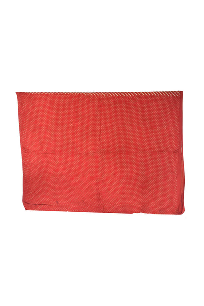 Laheryu Print Modal Silk Lagdi Patto with Tassels Screen Print Hand Printed Saree  - With Blouse Piece - 5.5 Mtr Length    -  SKU : ID04C02E