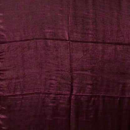 Plain Dyeing Modal Silk Saree with Tassels - With Blouse Piece - 5.5 Mtr Length    -  SKU : 0175-MRMR