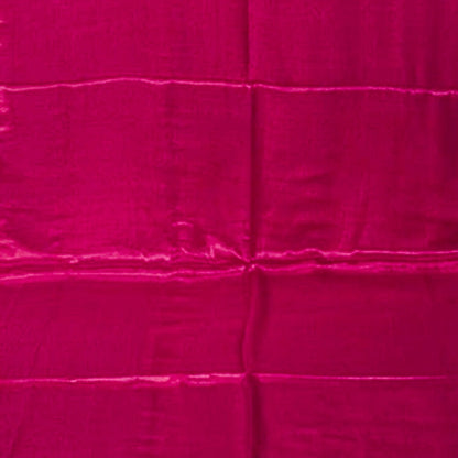 Plain Dyeing Modal Silk Saree with Tassels - With Blouse Piece - 5.5 Mtr Length    -  SKU : 0175-PKPK