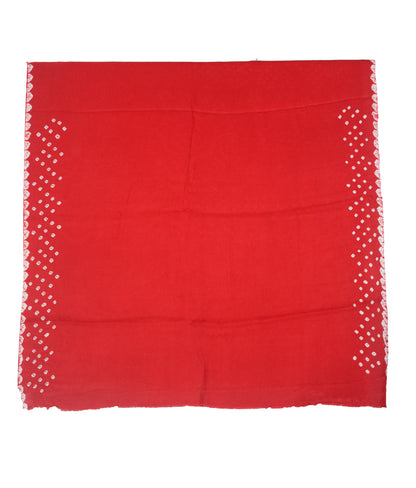 Plain Dyeing Modal Silk Bandhej Pallu Saree with Nakshi Border - With Blouse Piece - 5.5 Mtr Length   -  SKU : ZD27707A