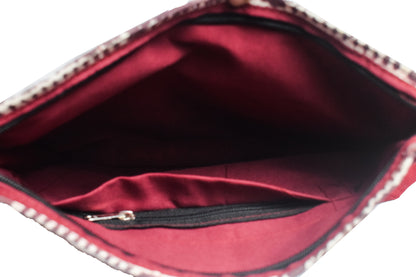 Bela Print Cotton Small Mirror Work Shoulder Bag  - 35 cms Length    -  SKU : KU22501C