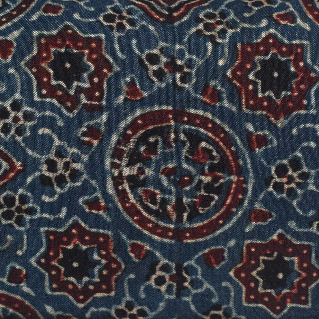 Ajrakh Pure Leather Leathercraft Hand Made Hand Embroidery Sling Bag Mirror Work - 13 cms Height x    -  SKU : AB06802B