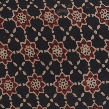 Ajrakh Rexine Hand Made Hand Embroidery Sling Bag Mirror Work - 13 cms Height x    -  SKU : AB06803B