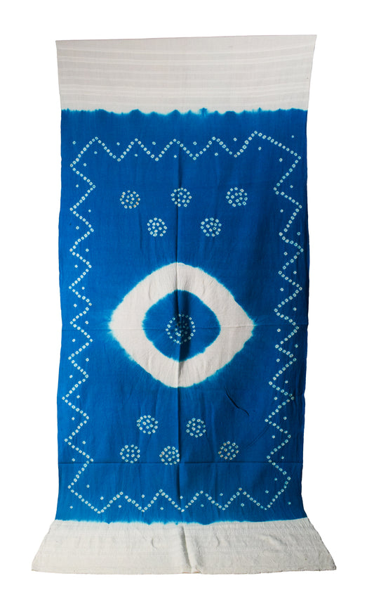 Bandhej [ Tie-Dye] Wool Shawl  - 2.1 Mtr Length    -  SKU : DB26A01A