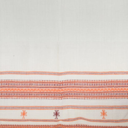 Plain Dyeing Wool Hand Woven Shawl with Tassels - 2 Mtr Length    -  SKU : DB10C01A