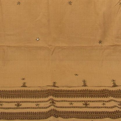 Plain Dyeing Wool Hand Woven Shawl  - 2 Mtr Length   -  SKU : DB13C01A