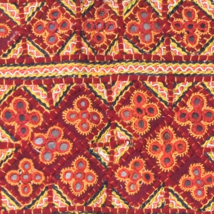 Pakko Work Cotton Hand Embroidered Mirror Work Toran  - 90 cms Length   -  SKU : RD10701A