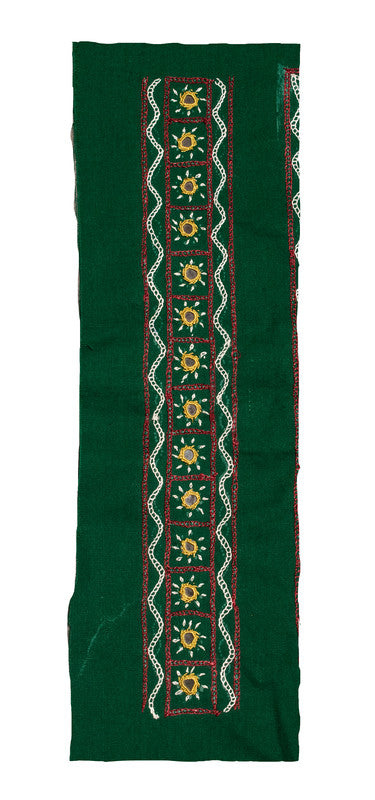 Mirror Work Cotton Hand Embroidered Yoke     -  SKU : SH07502I