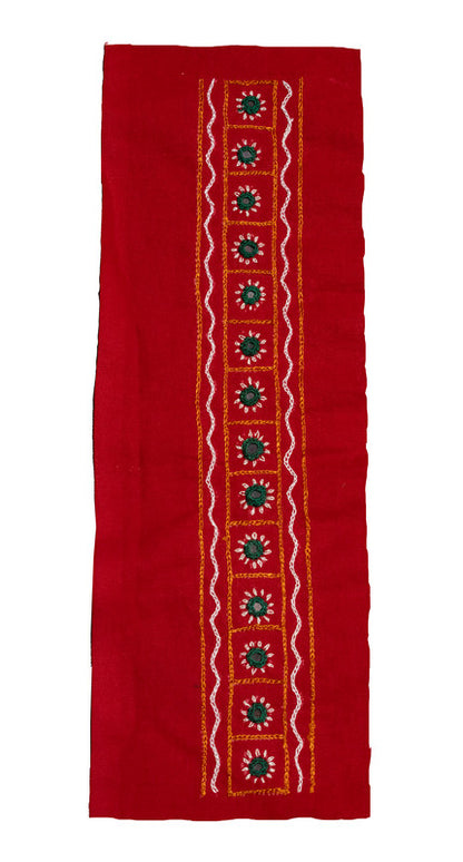 Mirror Work Cotton Hand Embroidered Yoke     -  SKU : SH07502L