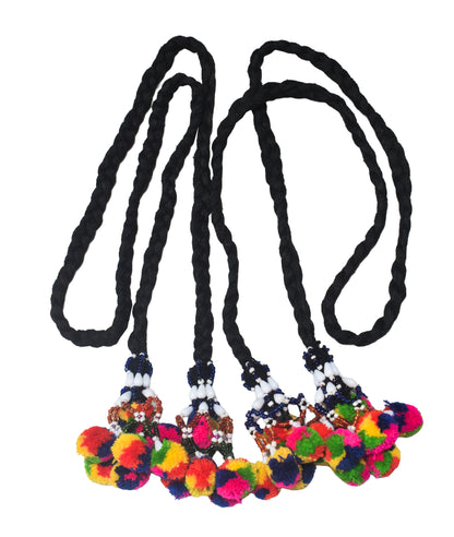 Bead Work Cotton Zhumkha  - 28 cms Length    -  SKU : 0010-MCMC