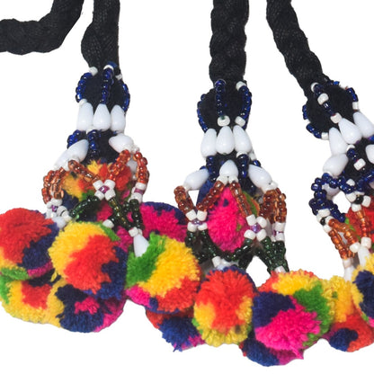 Bead Work Cotton Zhumkha  - 28 cms Length    -  SKU : 0010-MCMC