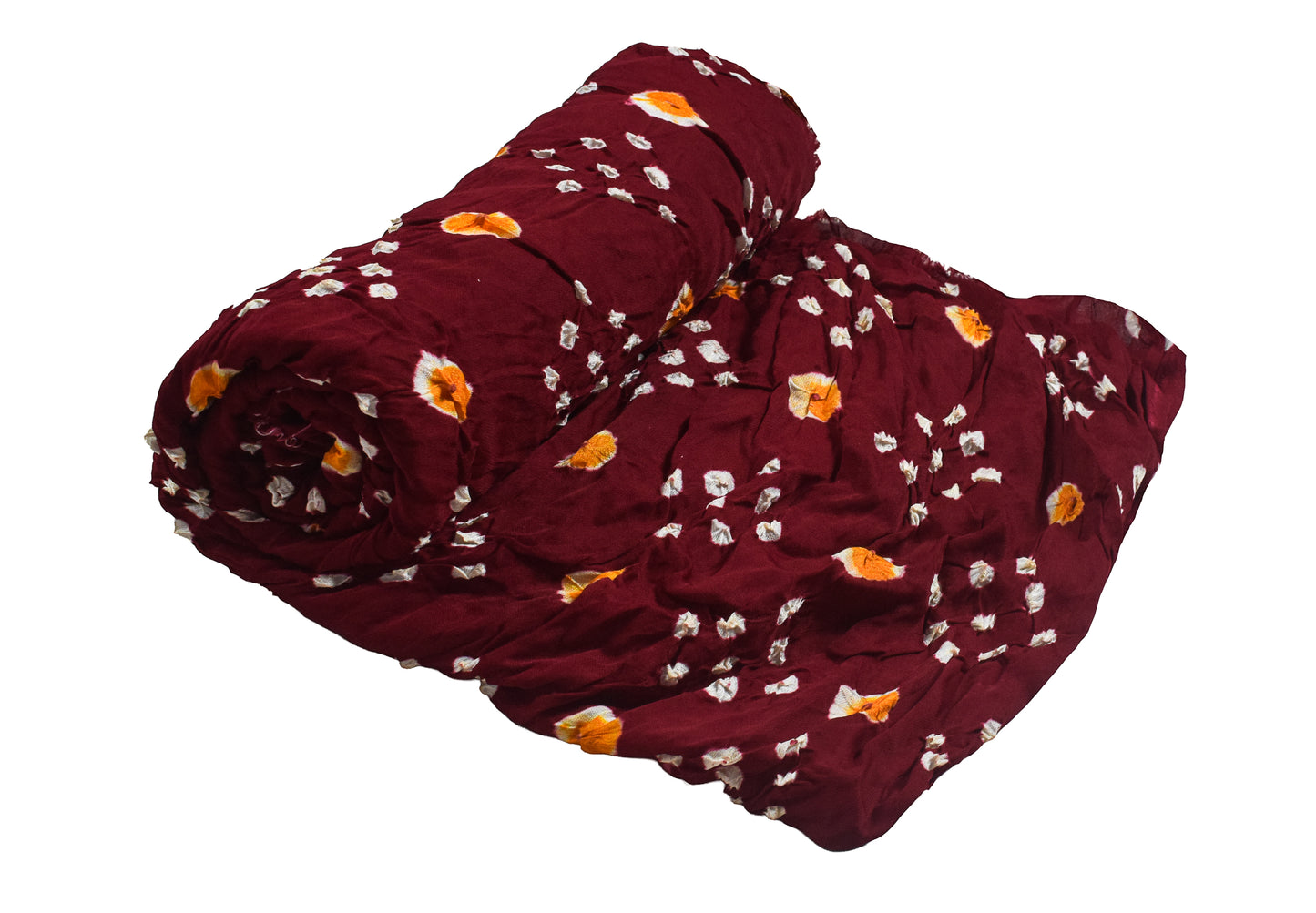Bandhej [ Tie-Dye] Modal Silk Multi (Bandhej - Tie Dye) Unstitched Kurta Fabric  Mtr Length  2.5 Mtr  Length  -  SKU : 0091-MRYE