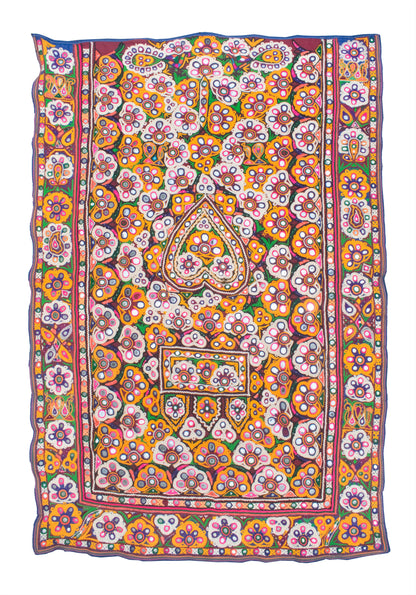 Aahir Work Hand Embroidery Large Wall Decoration - 135 Cms ( 1.35 Mtrs) X 92 Cms