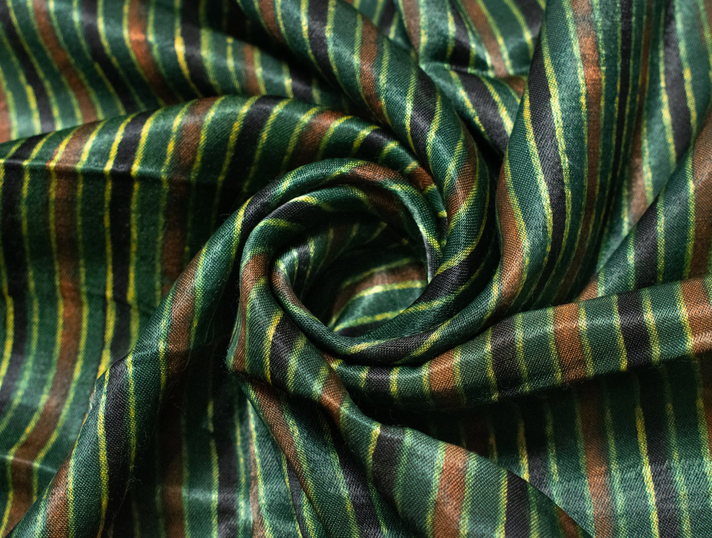 Ajrakh Mashru Silk Natural Dye Hand Block Print Blouse - Unstitched   - 1 Mtr Length  -  SKU: EK01201G