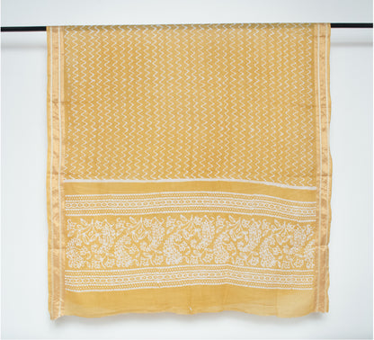 Wax Batik Cotton Hand Printed Dress Material    -  SKU: AA16802F