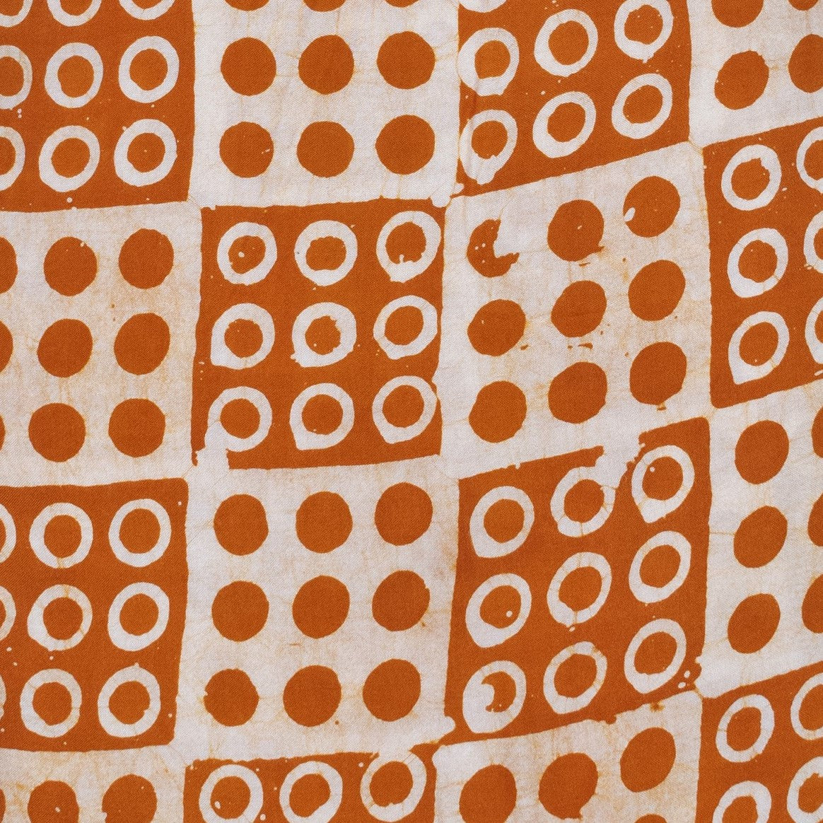 Wax Batik Rayon Hand Printed Fabric    -  SKU: AA26601B