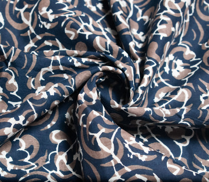 Hand Block Print Cotton Fabric    -  SKU: GG16922D