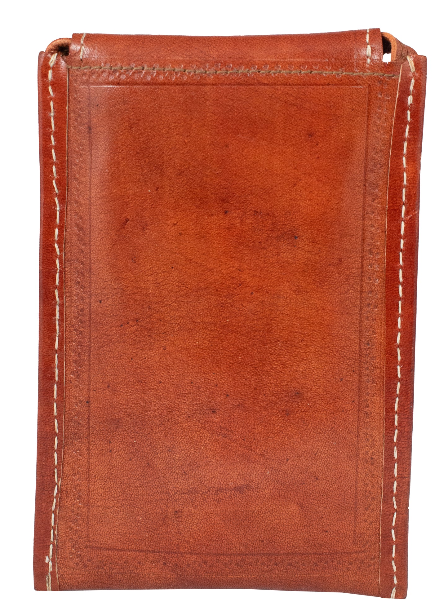 Leather Craft Punch Work Pure Leather Mobile Cover    -  SKU: AB20704B