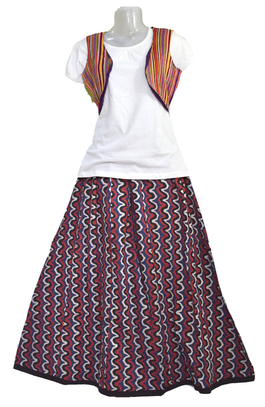 Hand Block Print Cotton Palazzo    -  SKU: MC04702B