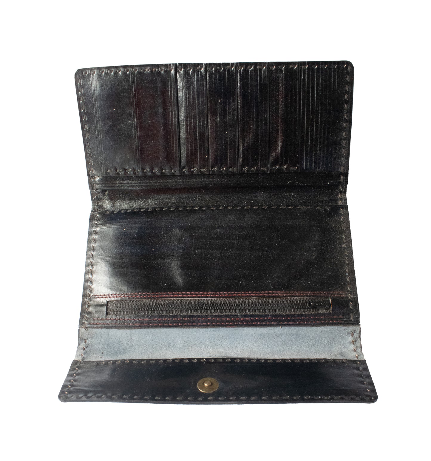 Ahir Work Pure Leather Pure Leather Art Wallet - Ladies - Card Holder    -  SKU: AB30701B