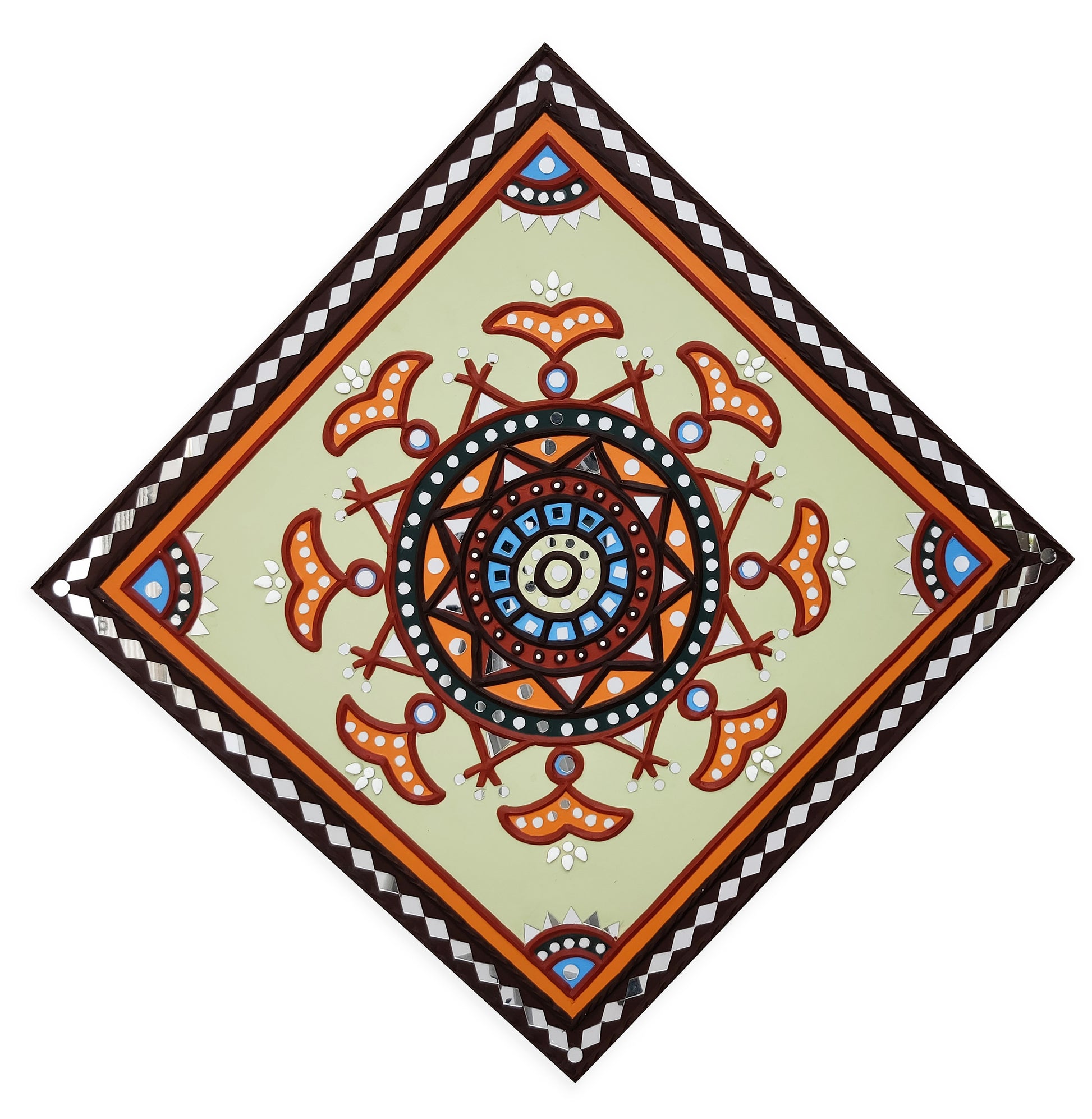 18X18 Inch - Lippan Kam ( Mud Art Handicraft)